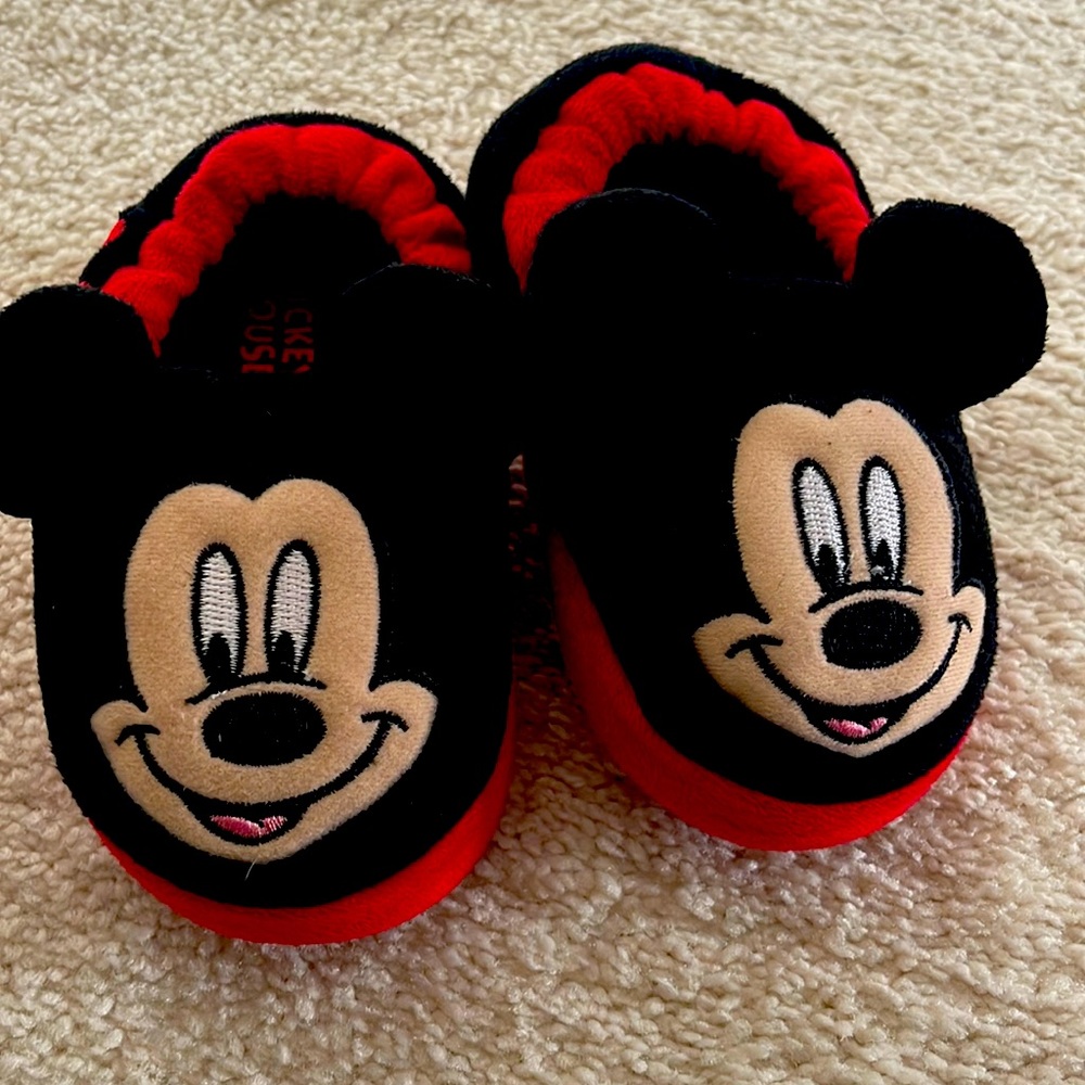 Toddler Mickey slippers!